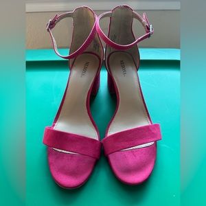 Merona Marcella Ankle Strap Block Heel from Target - Size 8